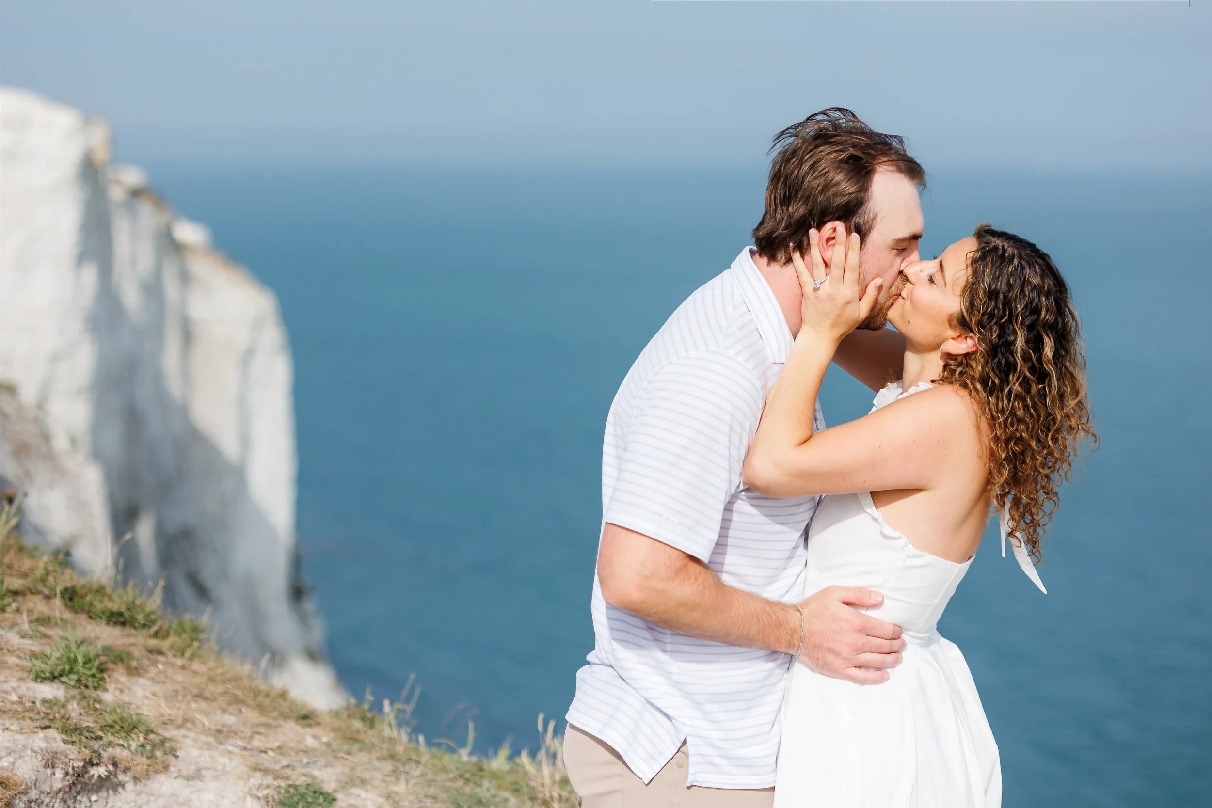 Engagement Proposal at the White Cliffs of Dover