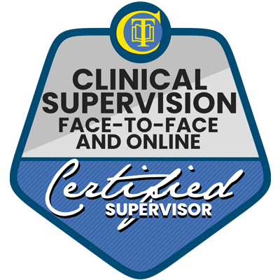 Certification in providing clinical supervision for therapists, delivered online.