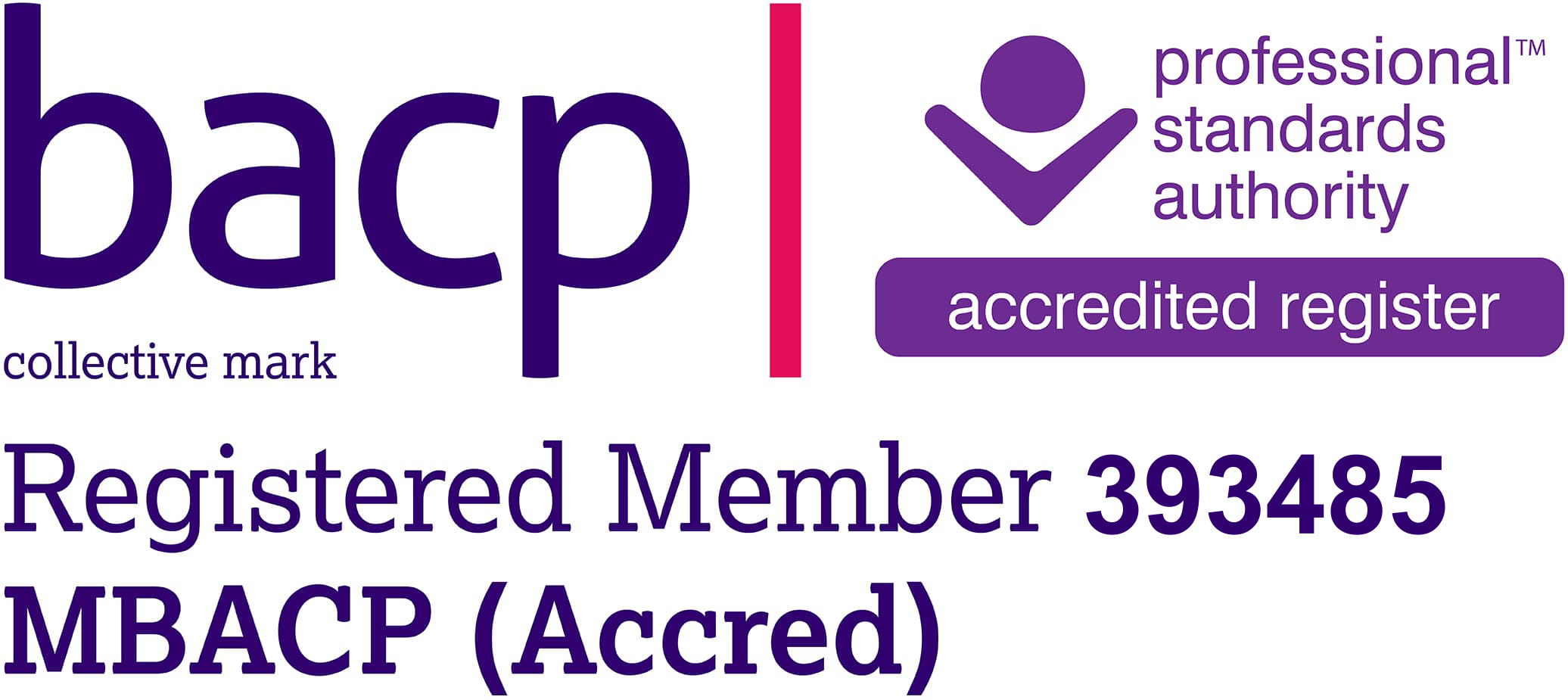 BACP-accredited counsellor (MBACP Accred)