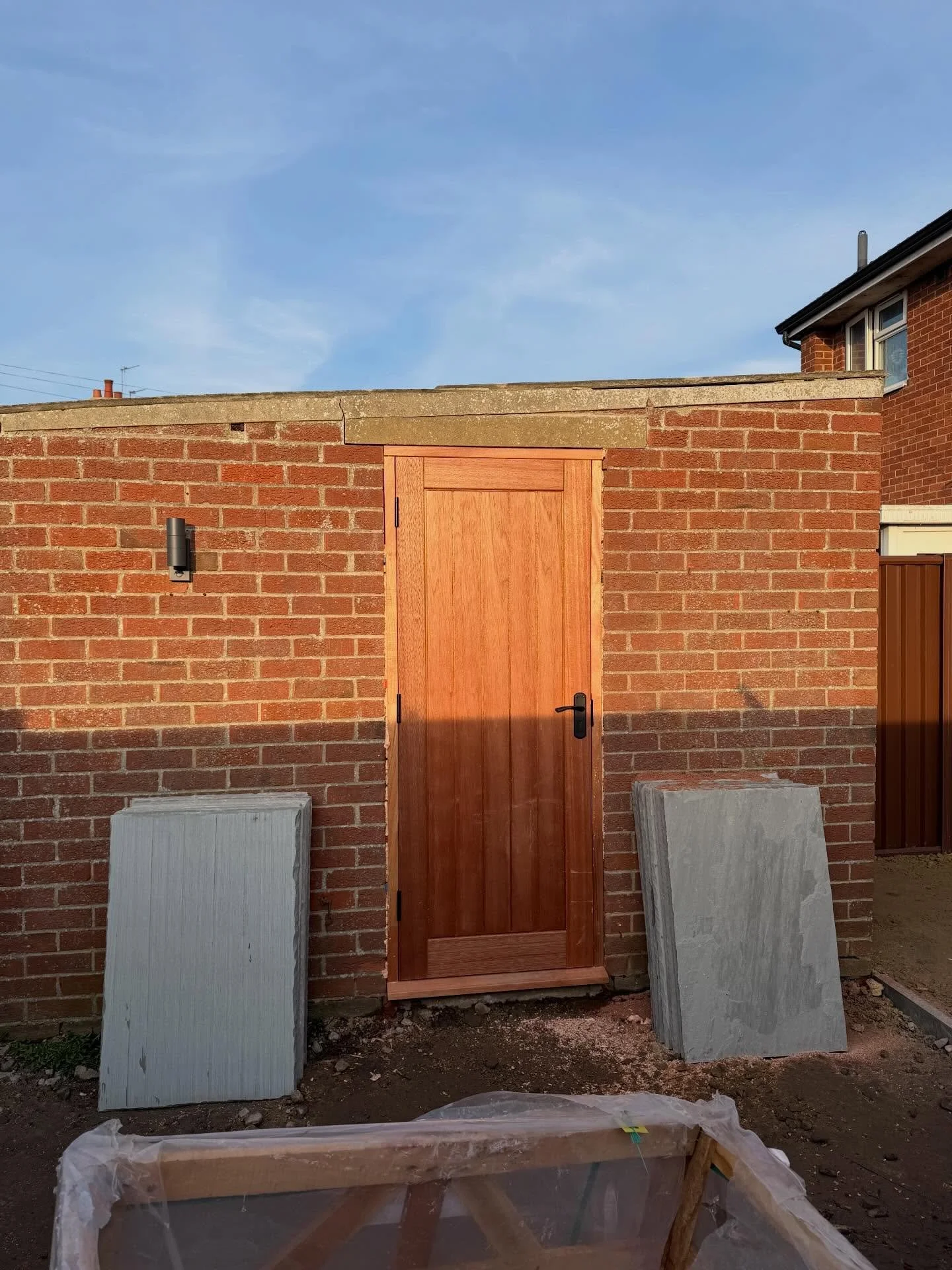 Removed and fit a new external hardwood door last weekend, another happy customer!