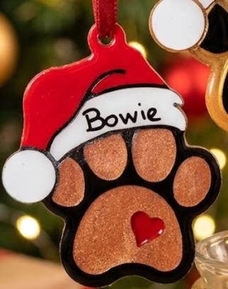 Paw Print - Black and Copper - Personalised.png