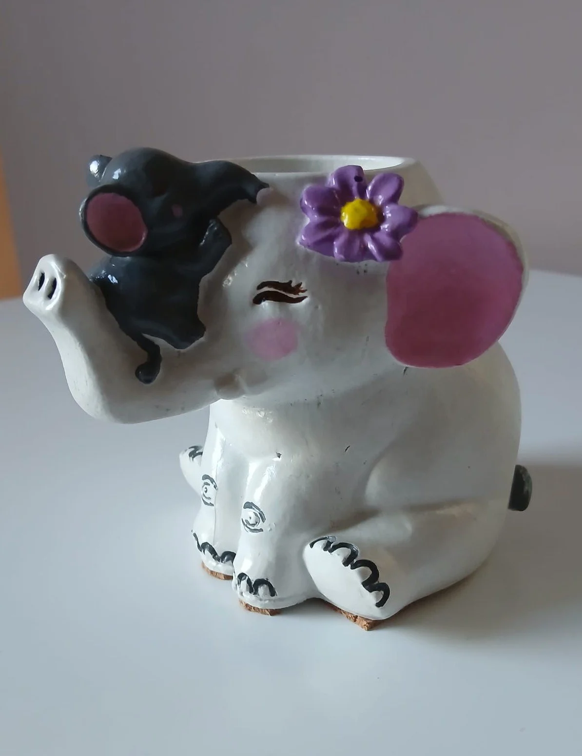 Mama and Baby Elephant