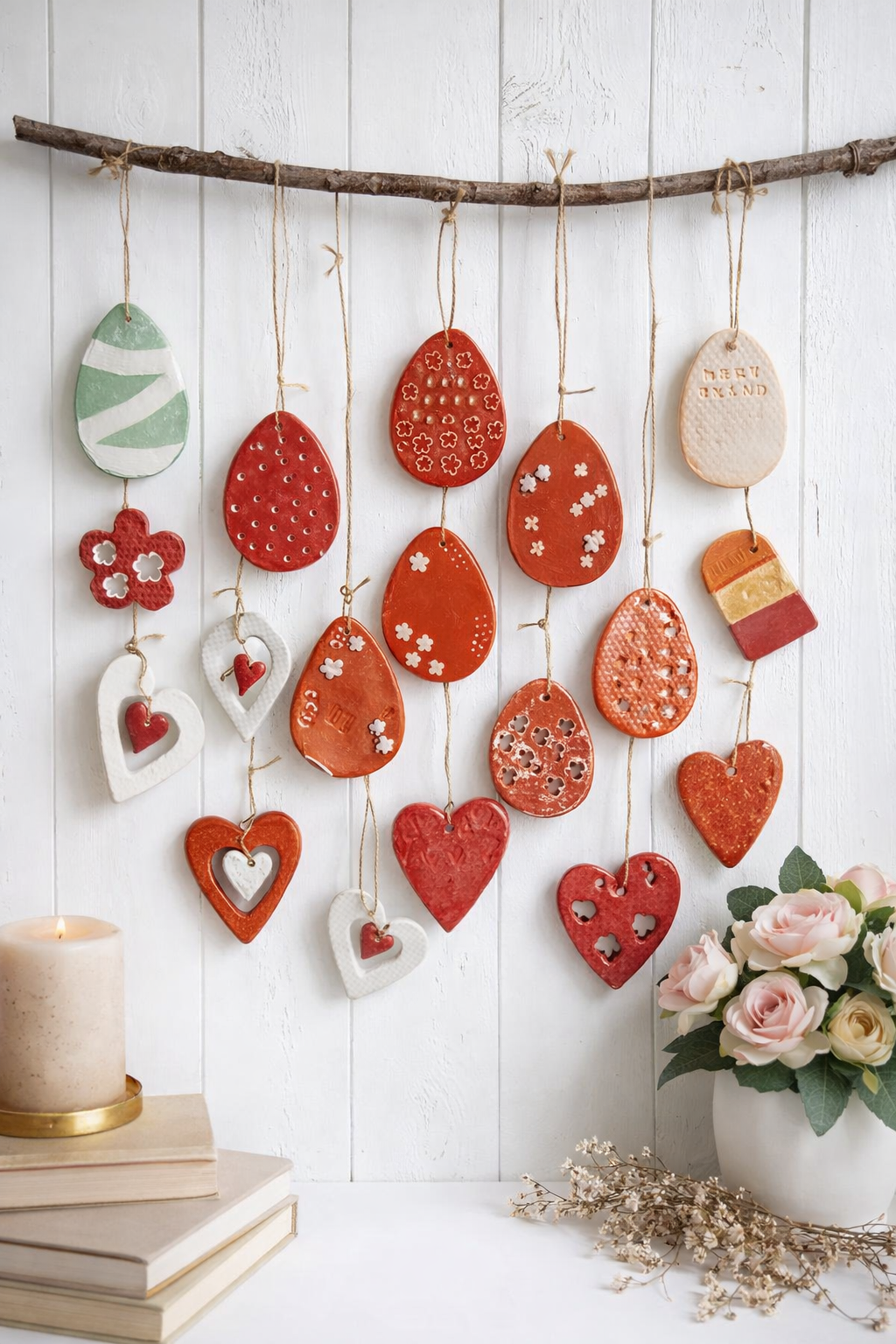 Handmade Clay Hanging Decorations