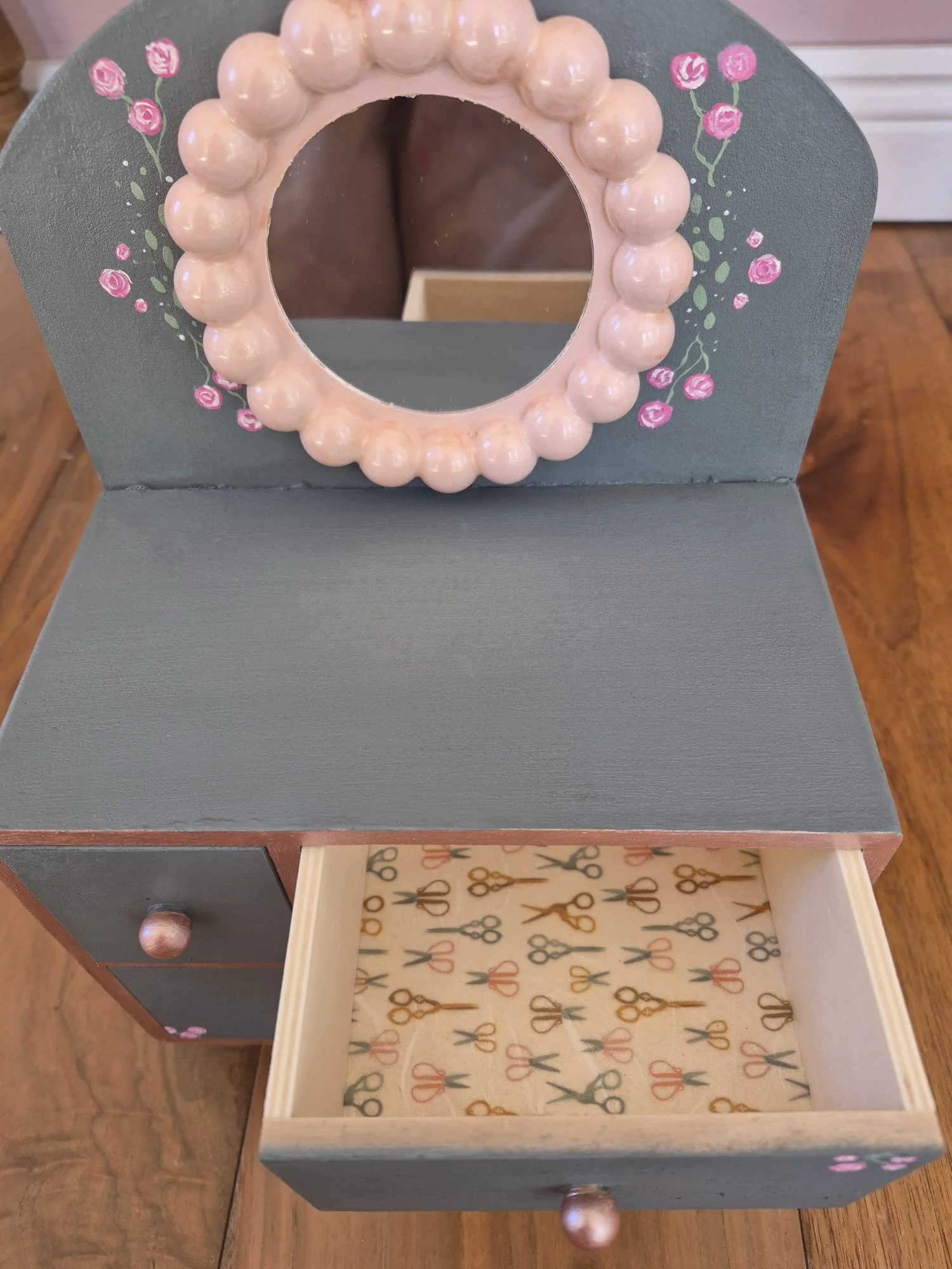 Green and Pink open drawer.jpeg