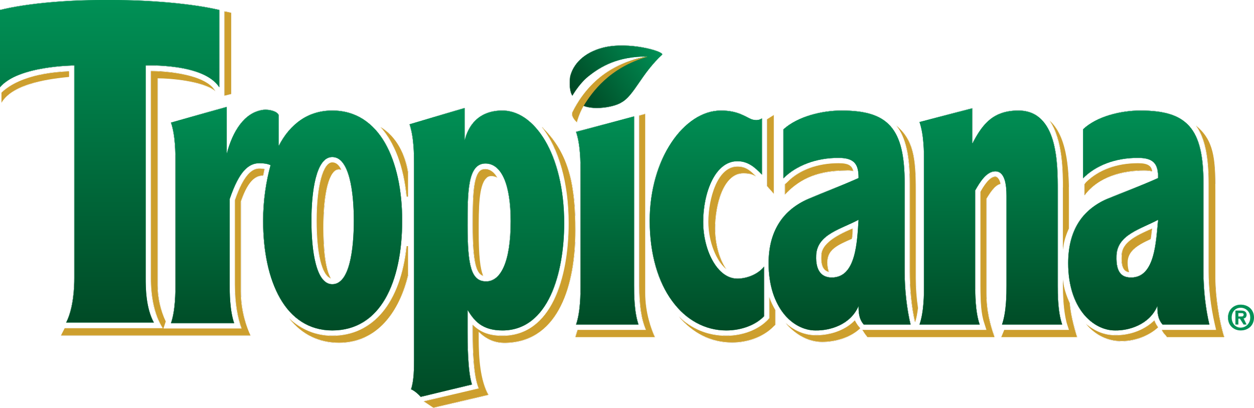 The logo of Trópico, a brand exploiting tropical fruits.