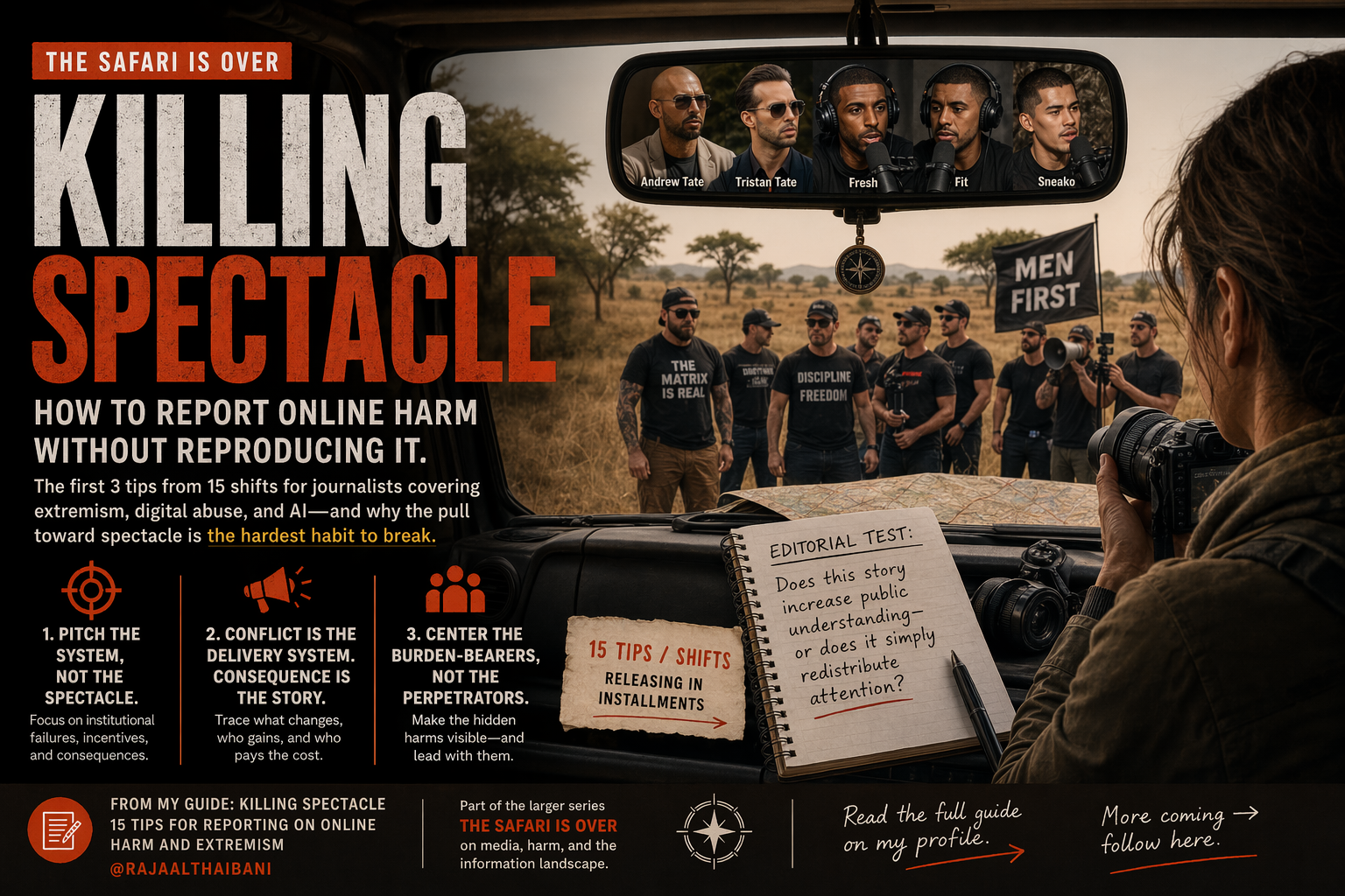 Killing Spectacle (Part 1): Three Shifts for Journalists Who Cover Online Harm