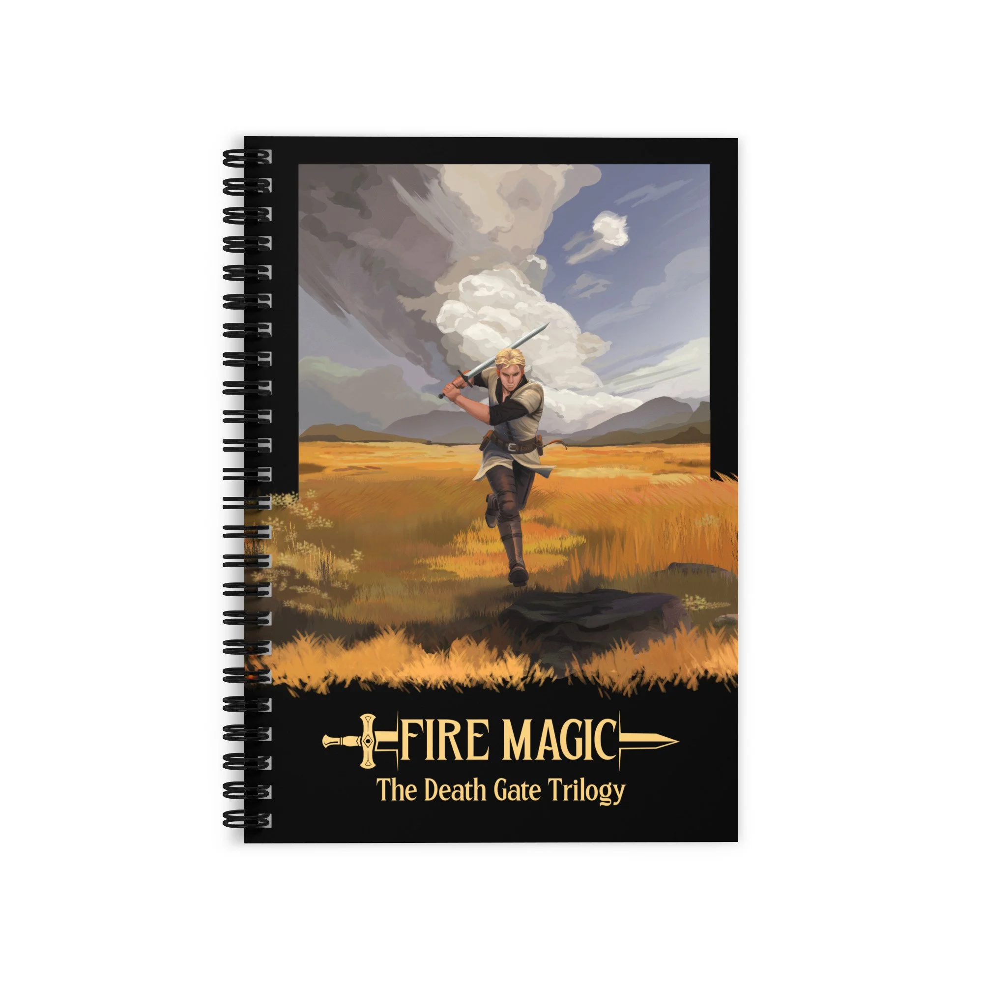 Fire Magic Carey - Ruled Line Spiral Notebook