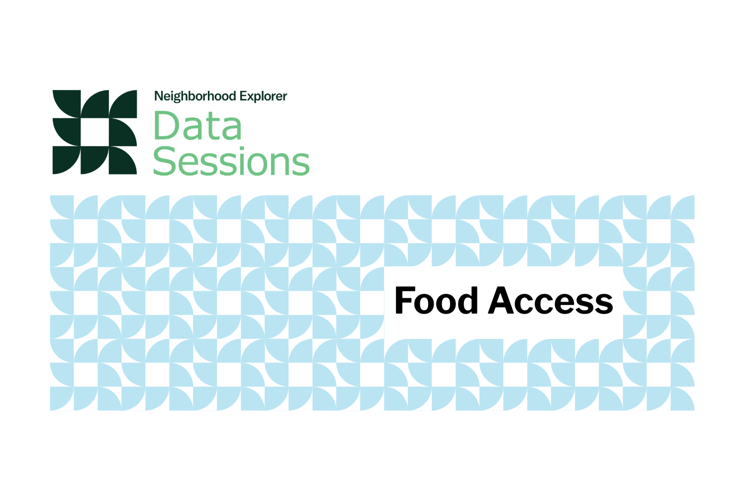 NE Data Sessions: Food Access
