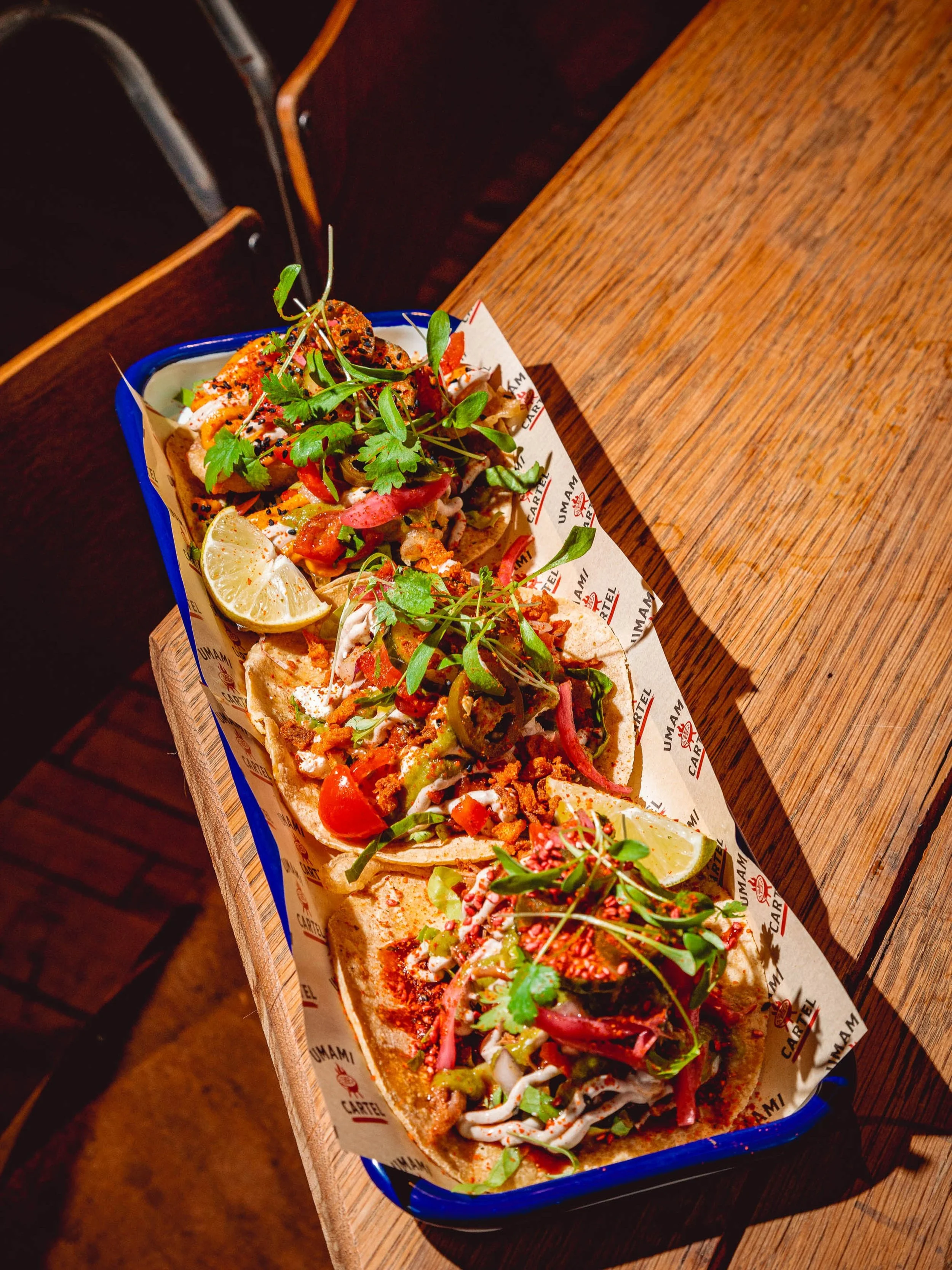 Do you love our Tacos as much as we do?😍🌮

Introducing new seasonal flavours and delicious meat and veg options! 🤤

- Teriyaki &amp; sour plum 
- Refried bean &amp; smoked cheese 
- Cauliflower &amp; Yucatan hot sauce 
- Al pastor &amp; chipotle 
