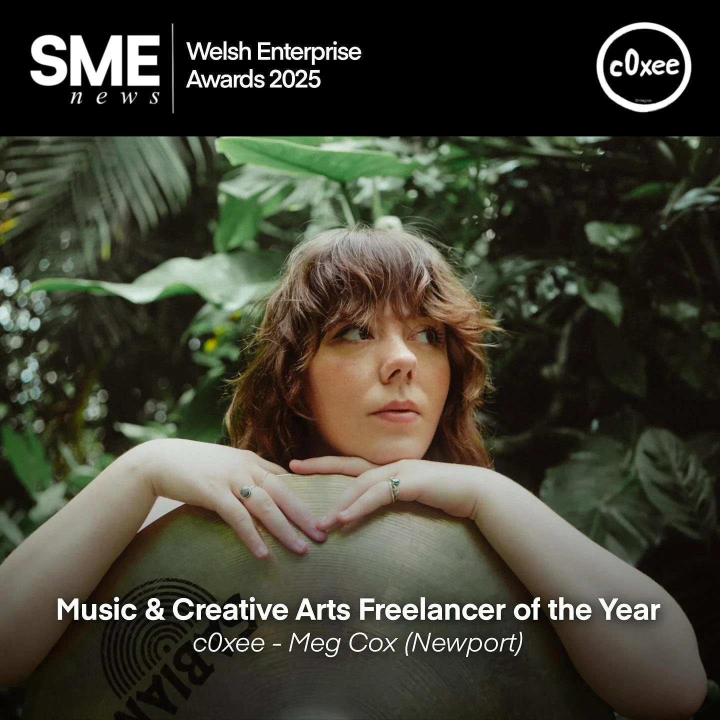 Bit nuts like but I won an award!! &ldquo;Music &amp; Creative Arts Freelancer of the Year&rdquo; in the Welsh Enterprise Awards 2025 🌱 

I&rsquo;ve included more info in these posts, but I wanna use the space to thank and shout out the wonderful or