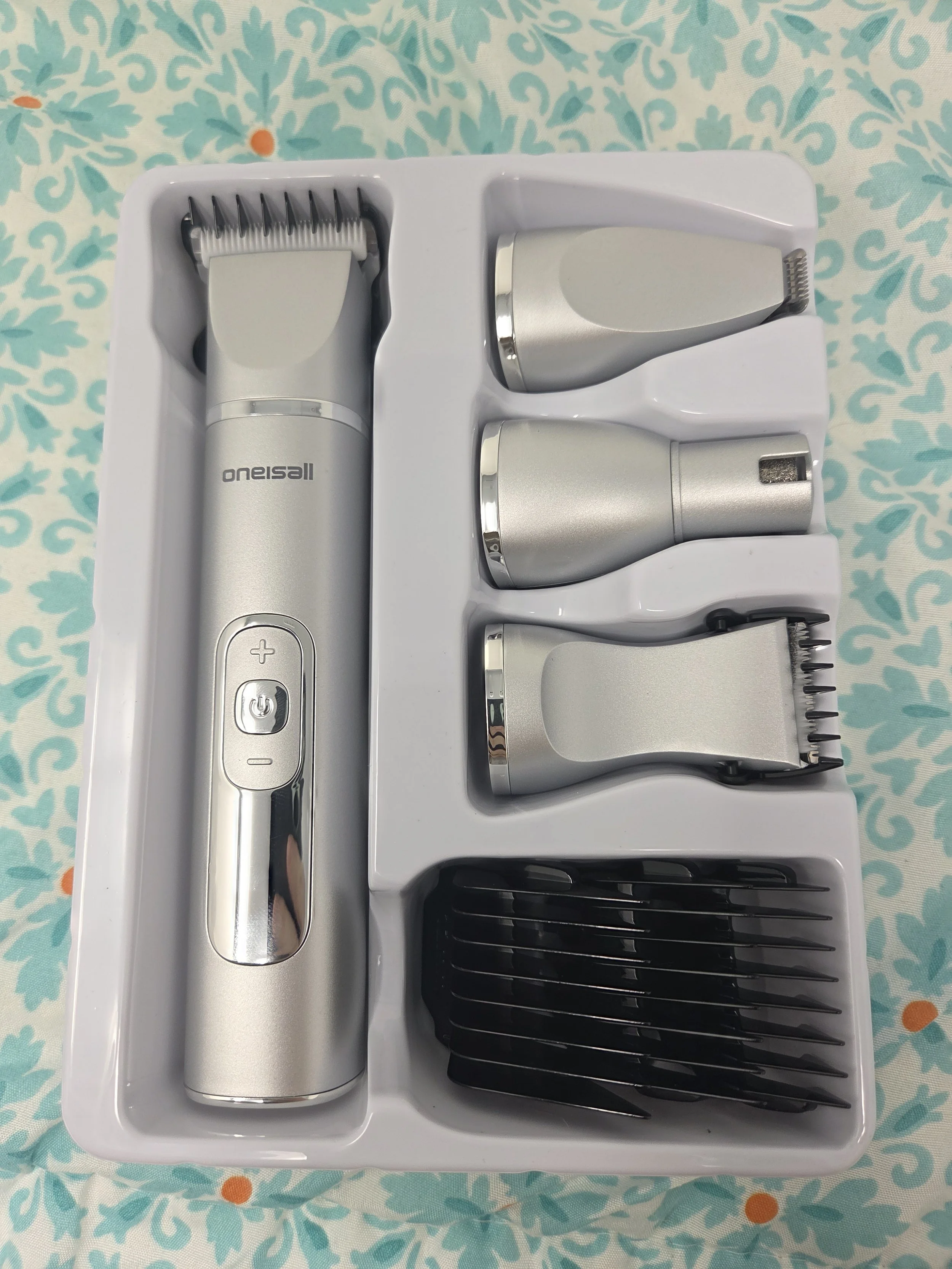 Ironstone Goldendoodles cordless pet trimmers for sanitary and paw pad grooming.