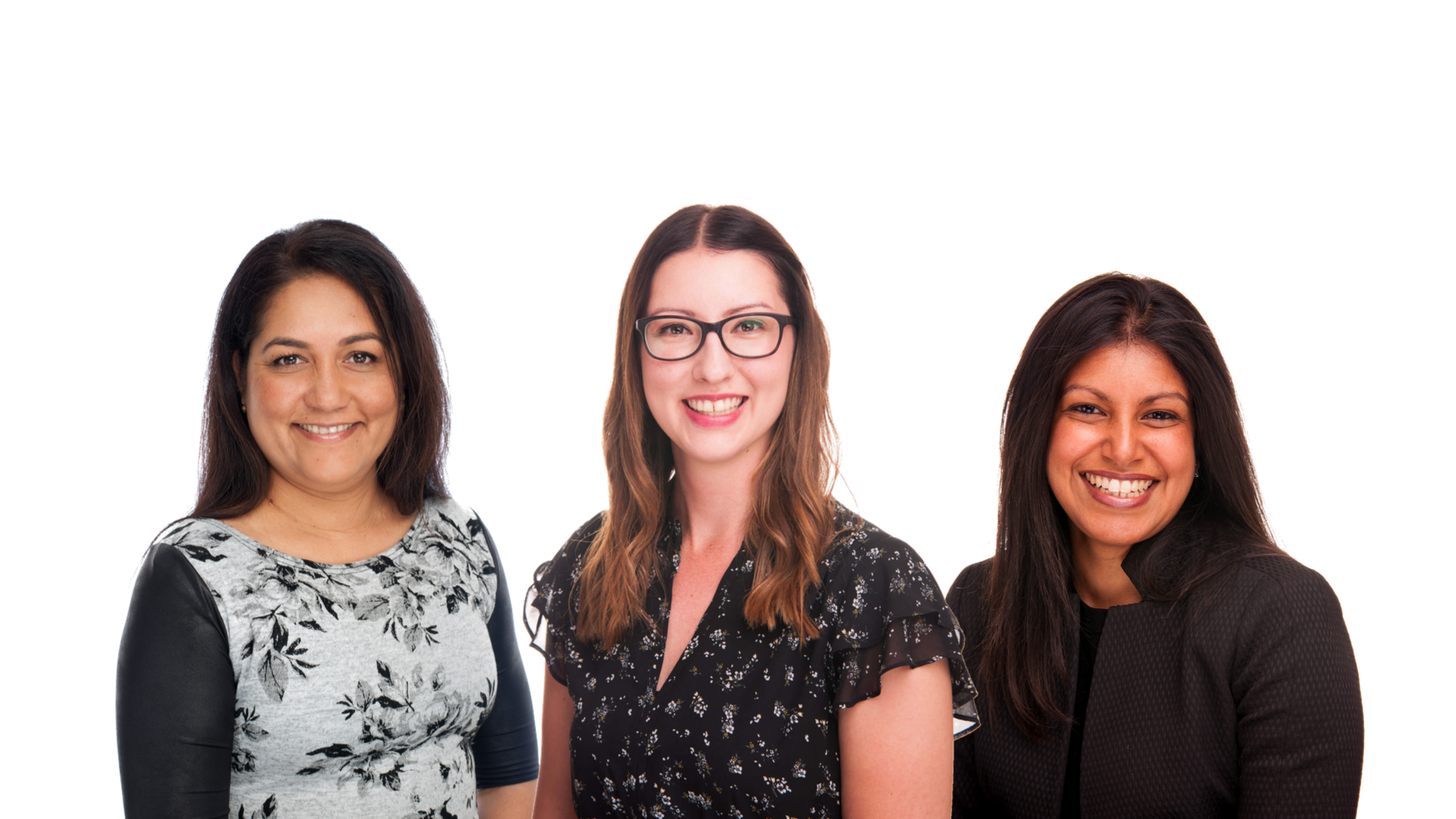 Harsha, Rachel and Sabeena