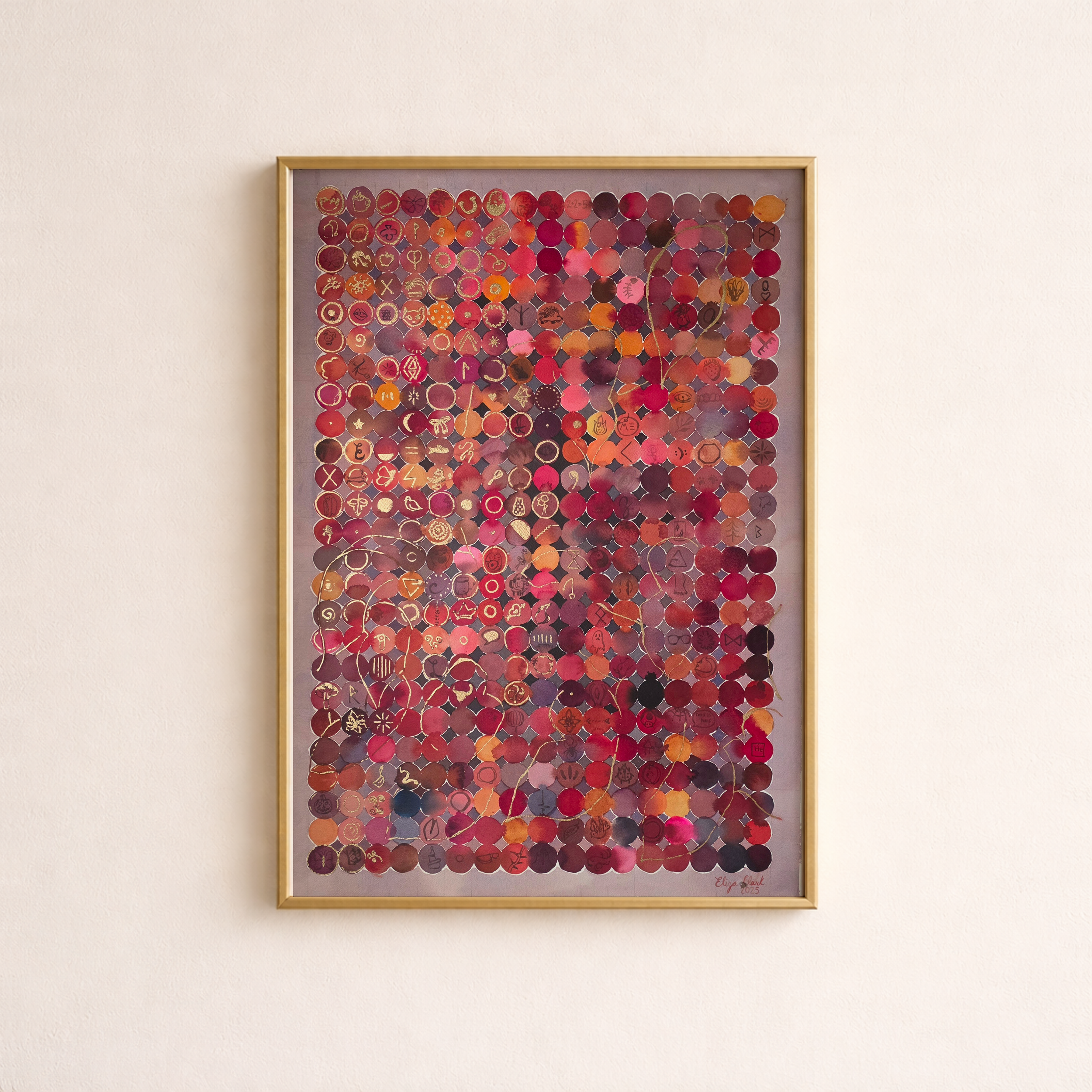 Red Dots (Begonia), 2025