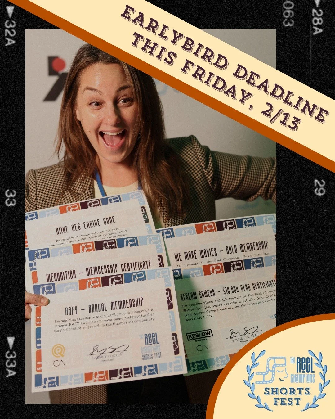 🎞TRC Shorts Fest EARLY BIRD Deadline is THIS FRIDAY, FEBRUARY 13th

🎥TRC Shorts Fest showcases films created by women and non-binary folks to celebrate their unique voices and create more platforms for creatives of marginalized genders. We aim to p