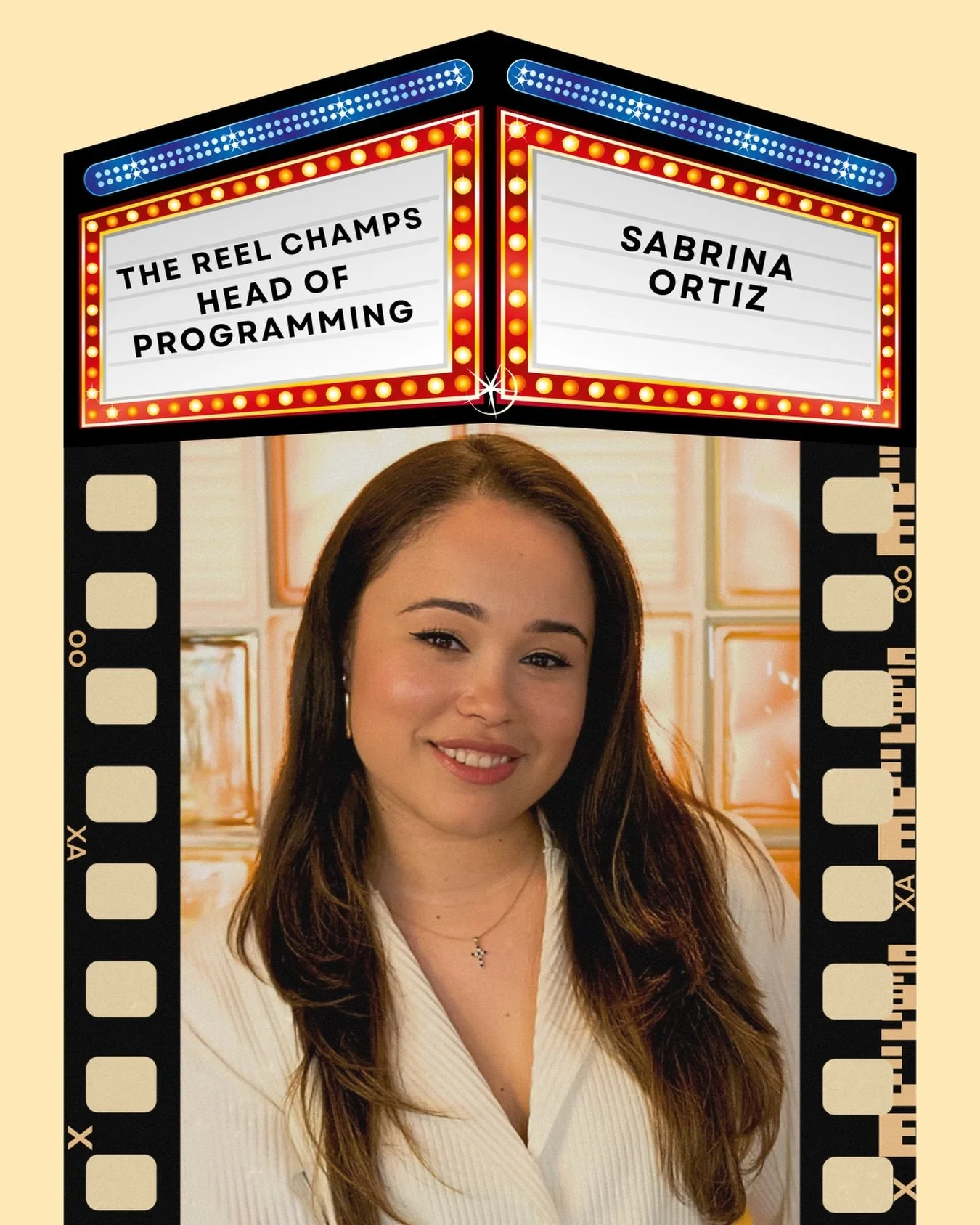 ✨Meet Sabrina Ortiz, TRC&rsquo;s Head of Programming💫

Sabrina is a writer, director and producer in narrative and documentary film. She has been on our board since 2023 and helps organize TRC&rsquo;s various events throughout the year.

Thank you S