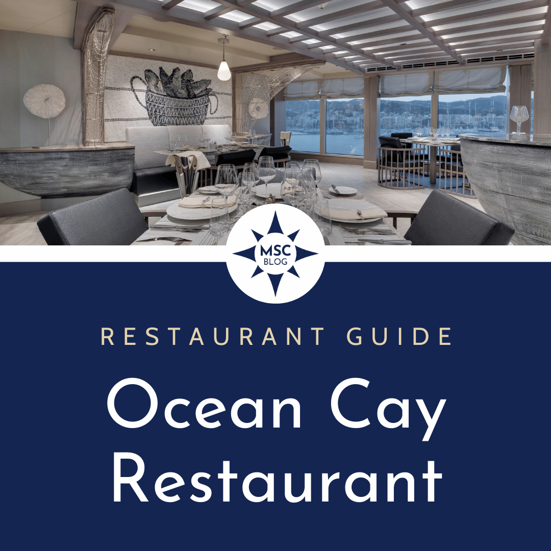 Ocean Cay Restaurant: Specialty Dining Menus, Information, and Restaurant Guide