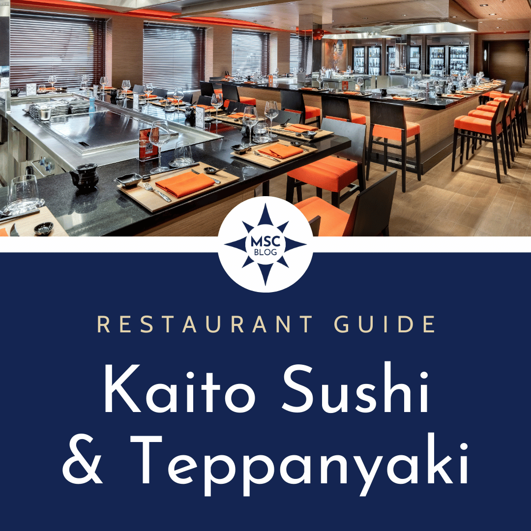 Kaito Sushi &amp; Teppanyaki: Specialty Dining Menus, Information, and Restaurant Guide