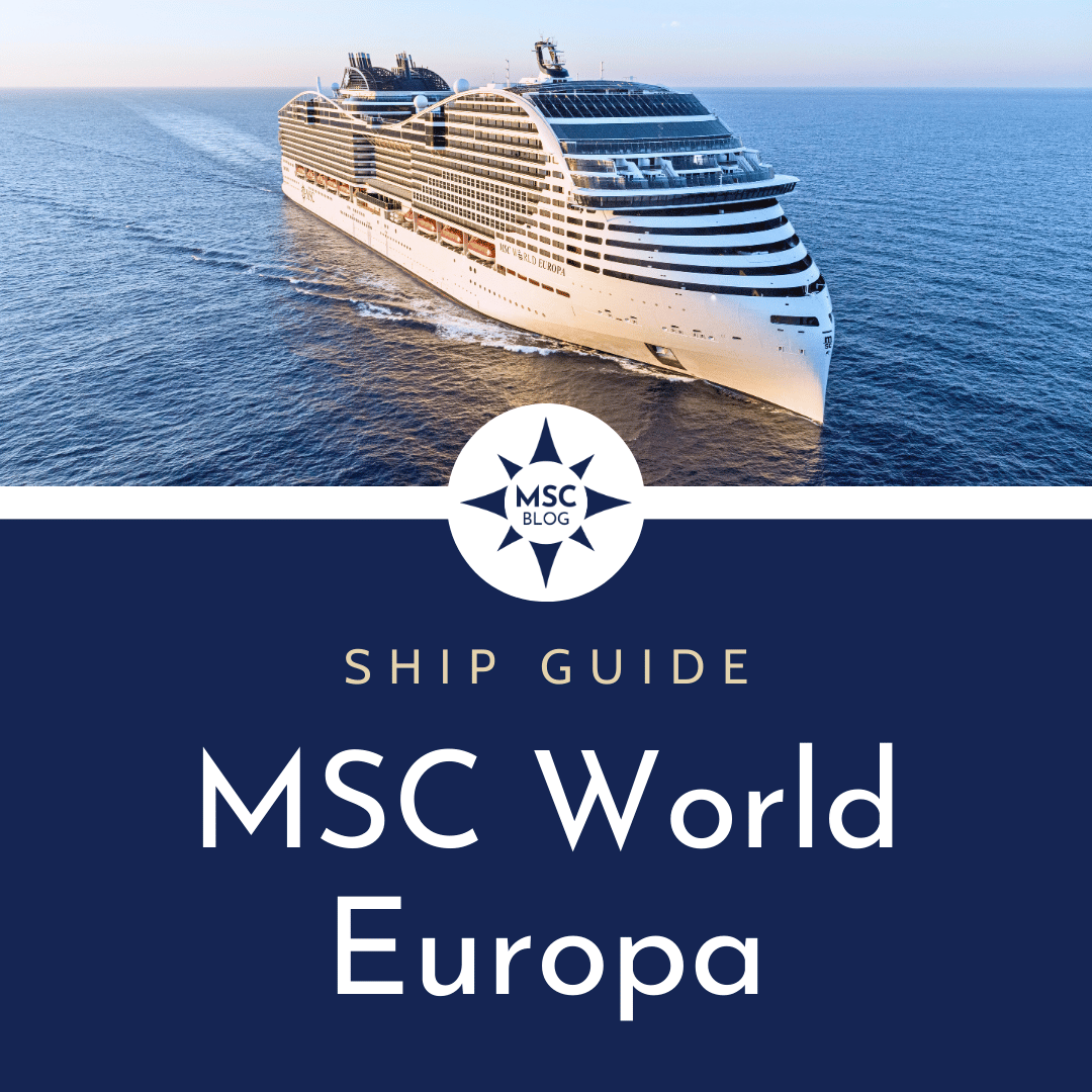 MSC World Europa Complete Restaurant Guide &amp; PDF Menus