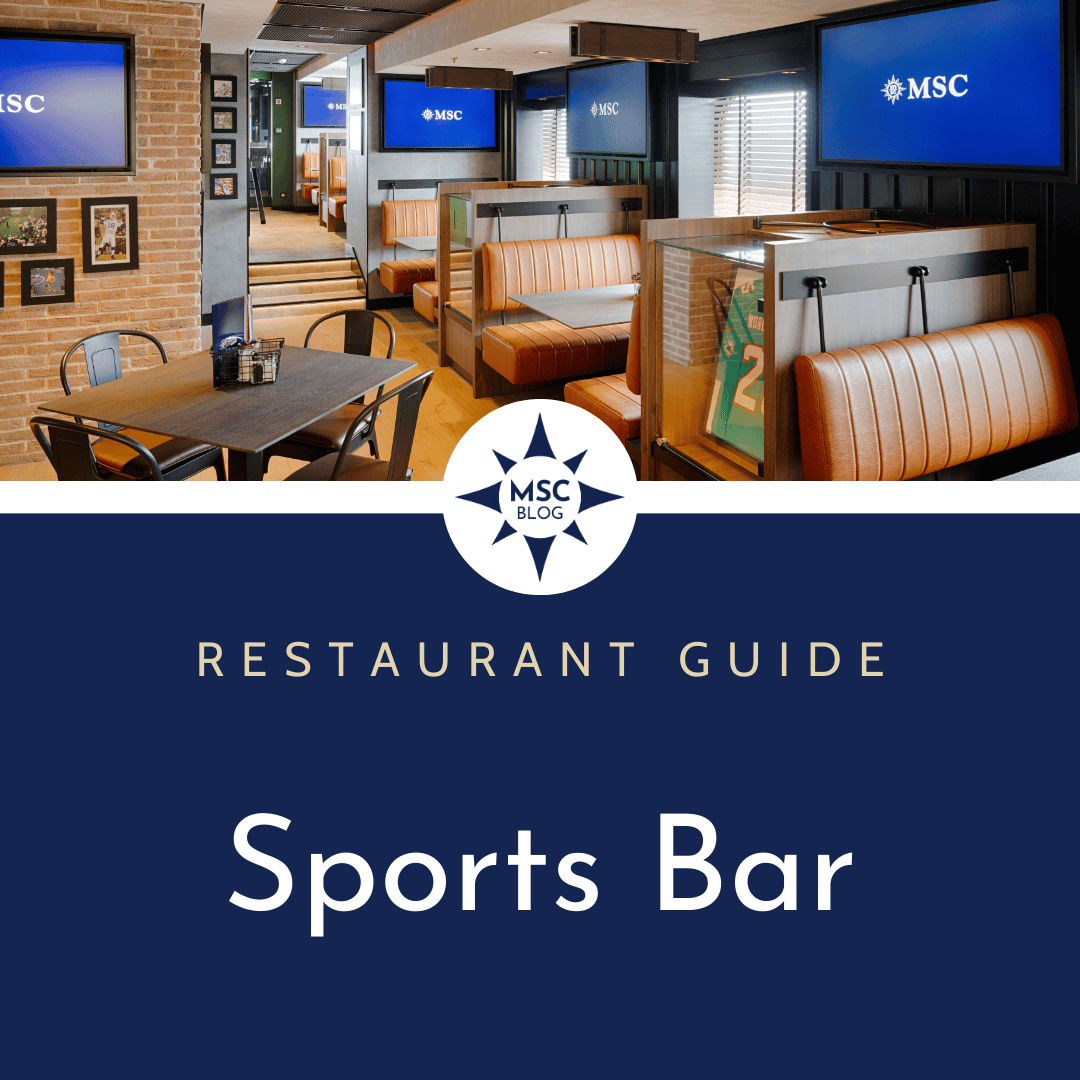 All Stars Sports Bar: MSC Cruises Sports Bar, Specialty Drinks, and Dining Guide