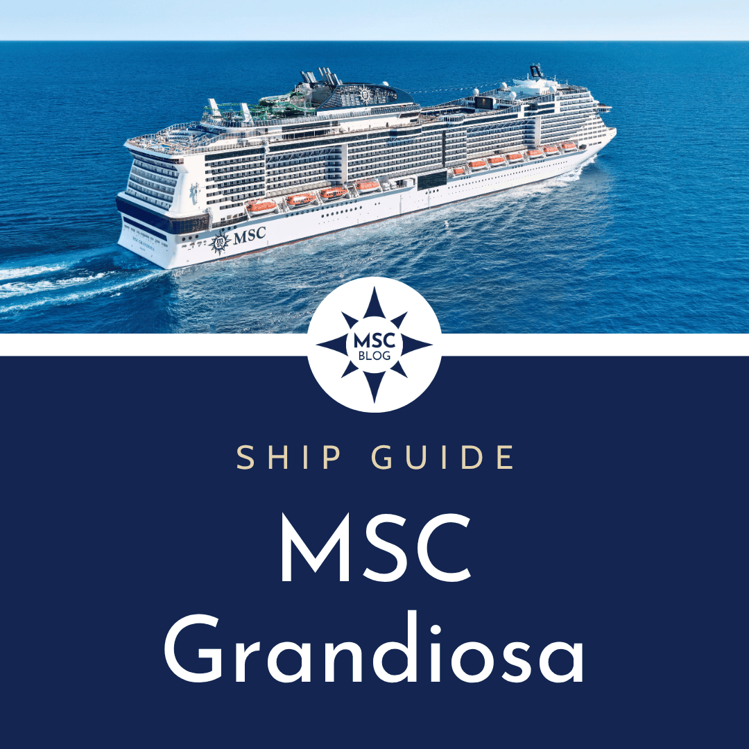 MSC Grandiosa Complete Restaurant Guide &amp; PDF Menus
