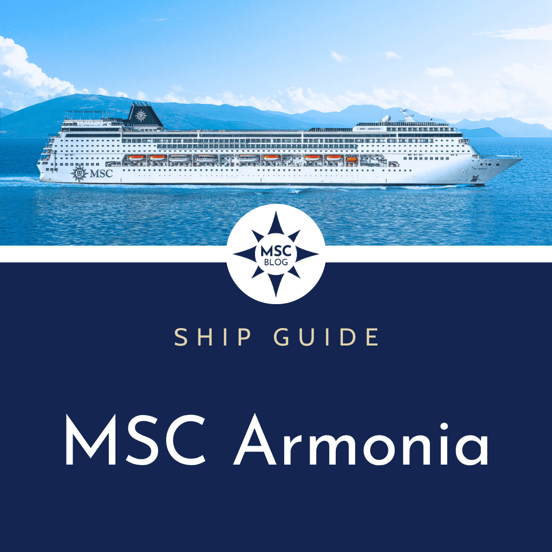 MSC Armonia Complete Restaurant Guide &amp; PDF Menus
