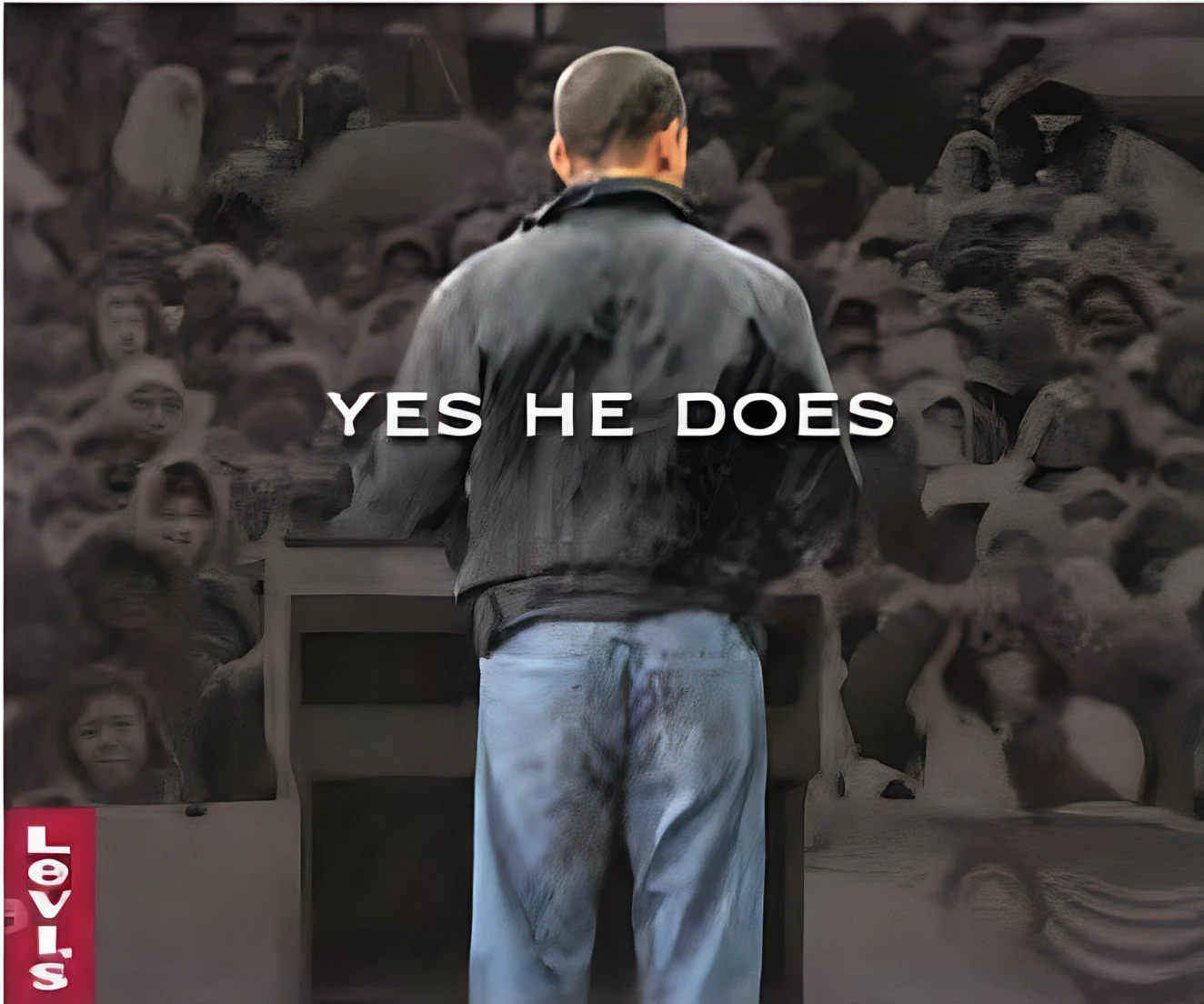 Levi's Yes He Does Banner Ad