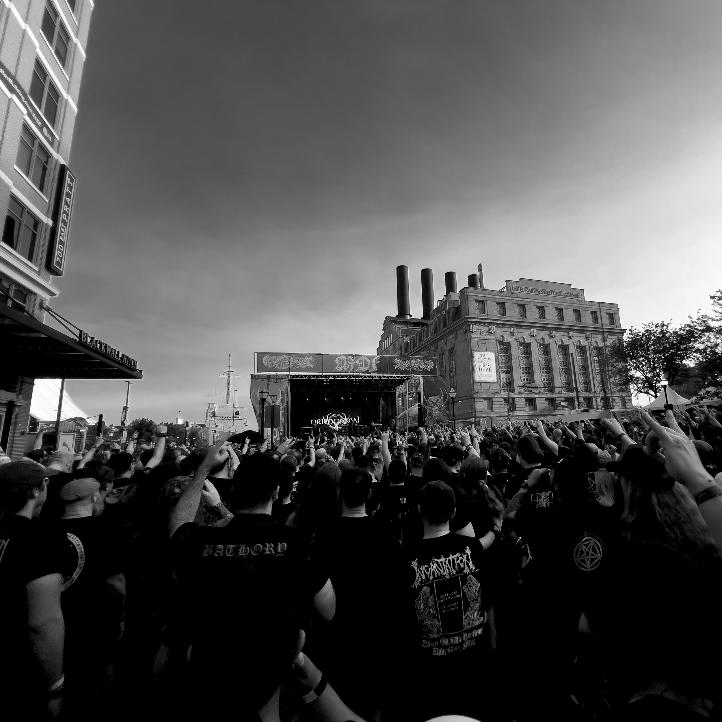 Market Place Stage Crowd for Primordial