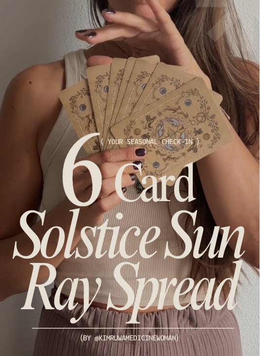 Special Solstice 6-card Sun Ray Oracle Card Reading (30 min)
