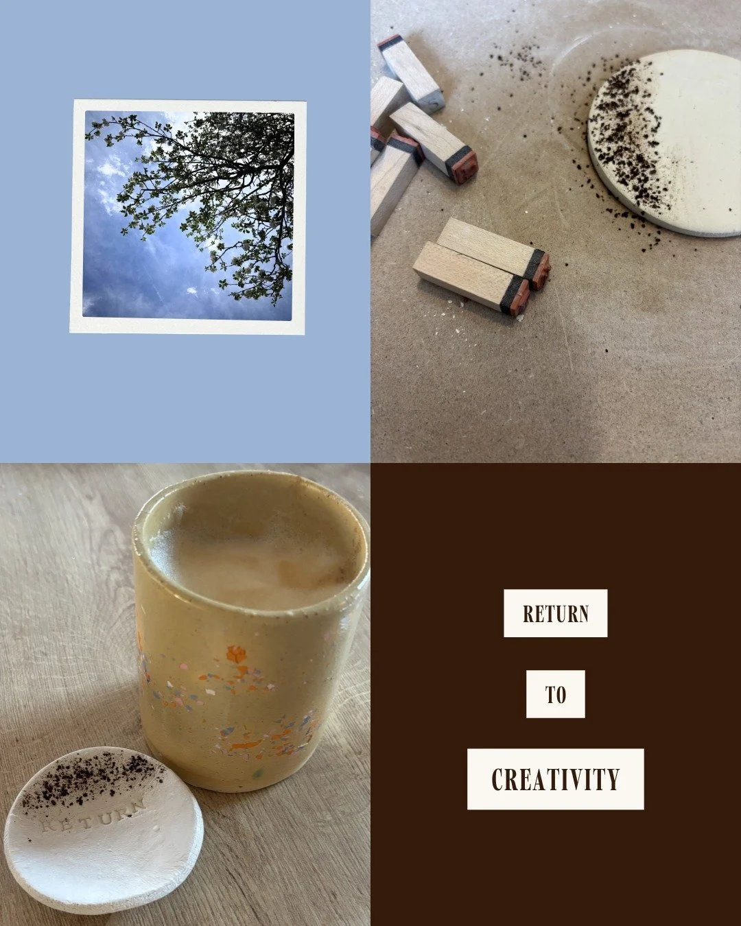 I&rsquo;ve been feeling a call to return to creativity.

I think I&rsquo;ve held myself back for a long time, waiting to feel &ldquo;good enough&rdquo; or like I knew what I was doing. But I&rsquo;m learning to let that go.

To create without pressur