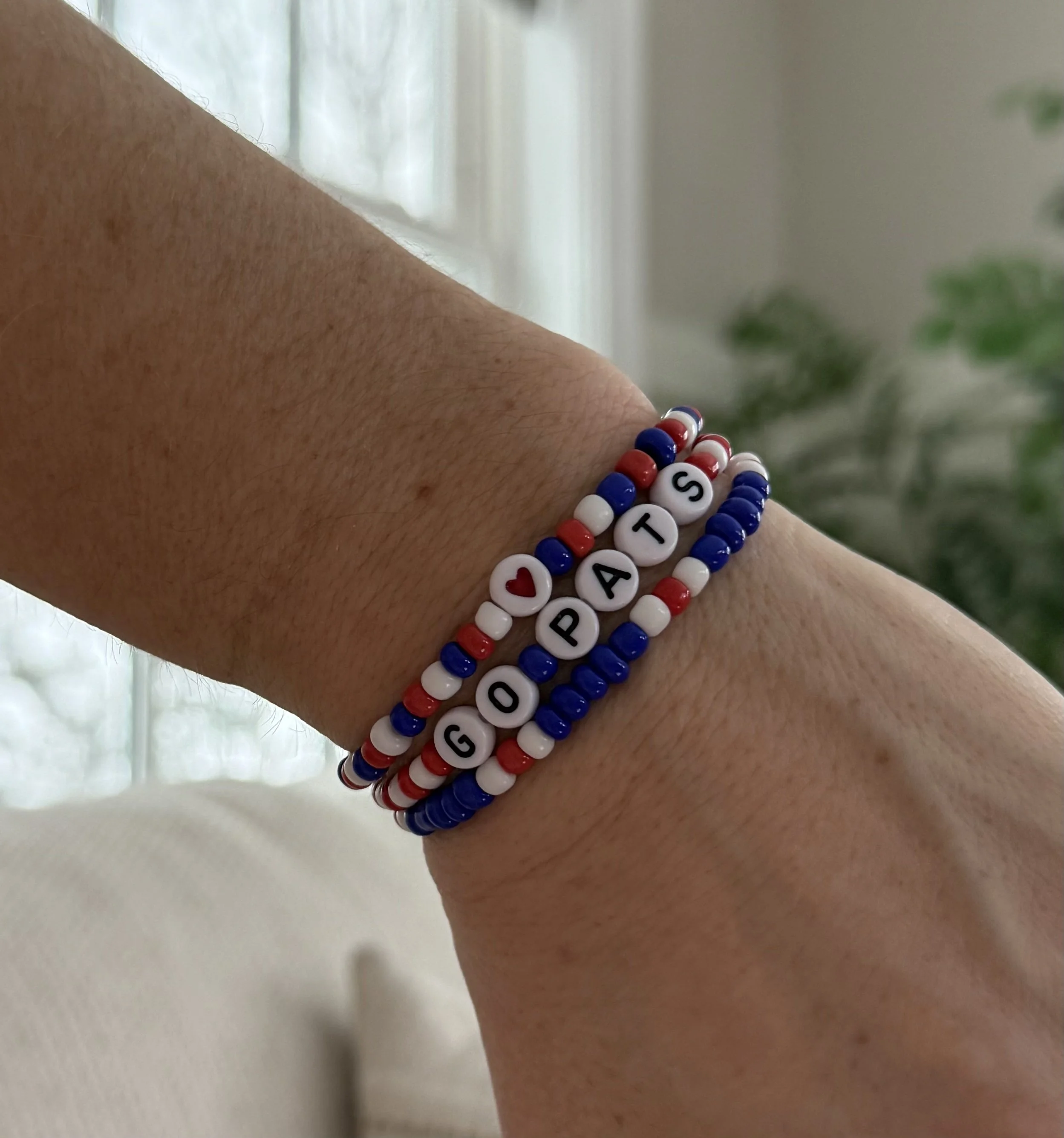 Patriot Game Day Bracelet Set