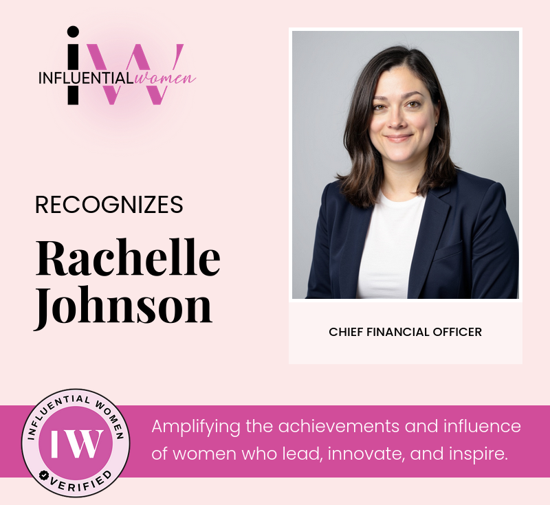 Rachelle Johnson recognized as a 2026 Influential Woman for leadership and community impact.