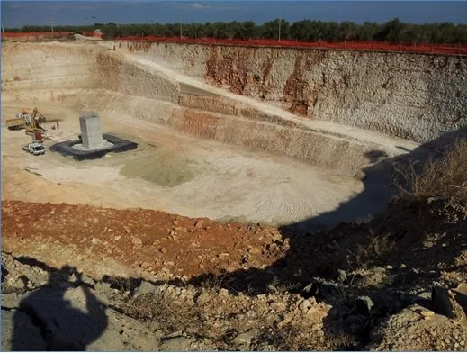 Discarica RSU a fossa di Giovinazzo (BA) - Studio Indagini Geotecniche - SIGMA Studio - Progetto esecutivo della discarica