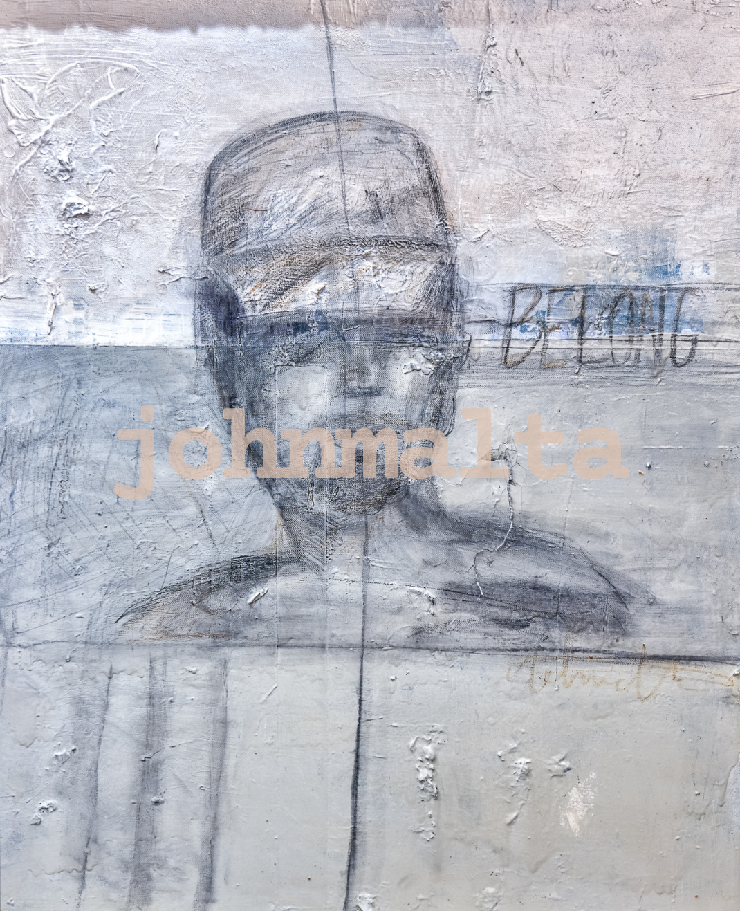 belong: 40x51 mixed media on canvas