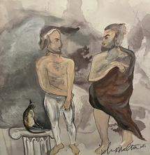 john malta debating with the cat present