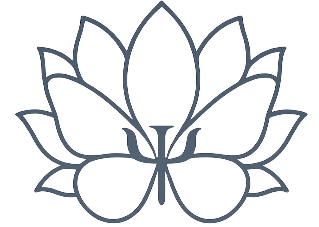 Gregory Devore, Ph.D., clinical psychologist's lotus shaped logo icon