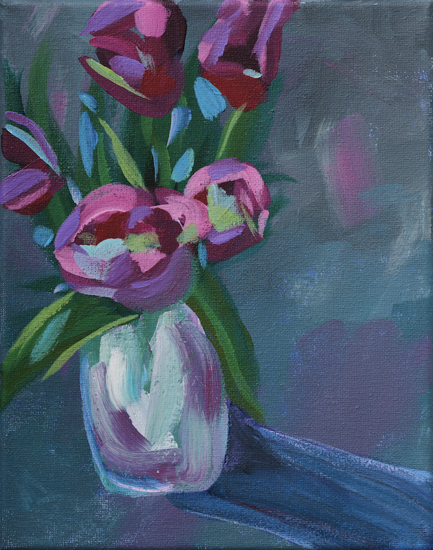 Purple Flowers - Print