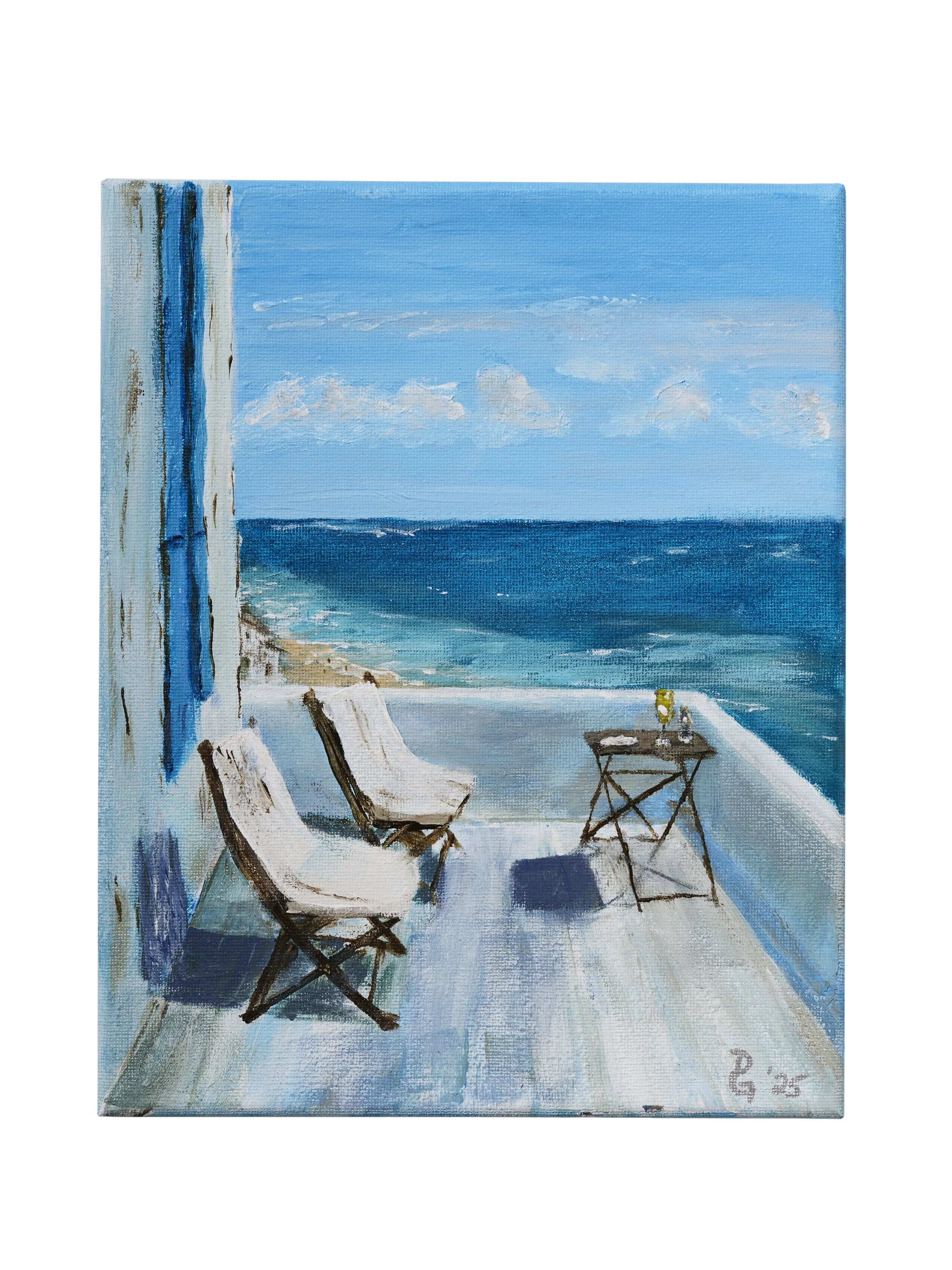 Mediterranean Patio by the Sea