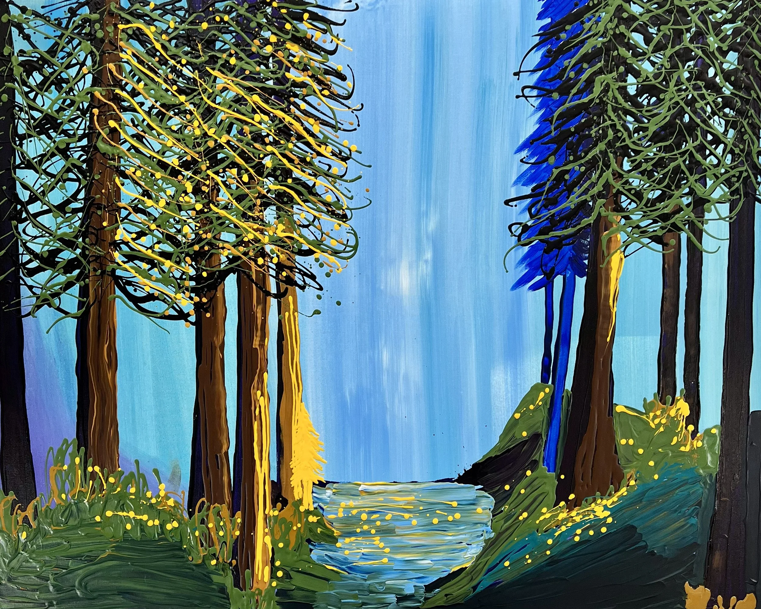 On Top of the Waterfall