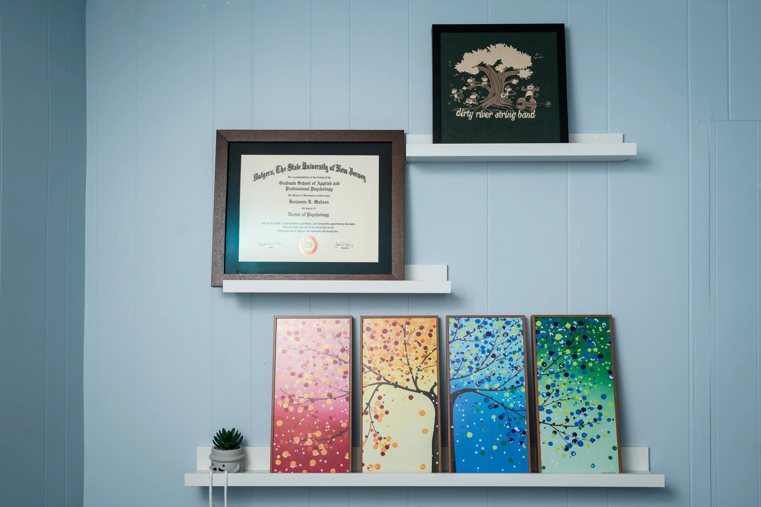 Psychologist office interior