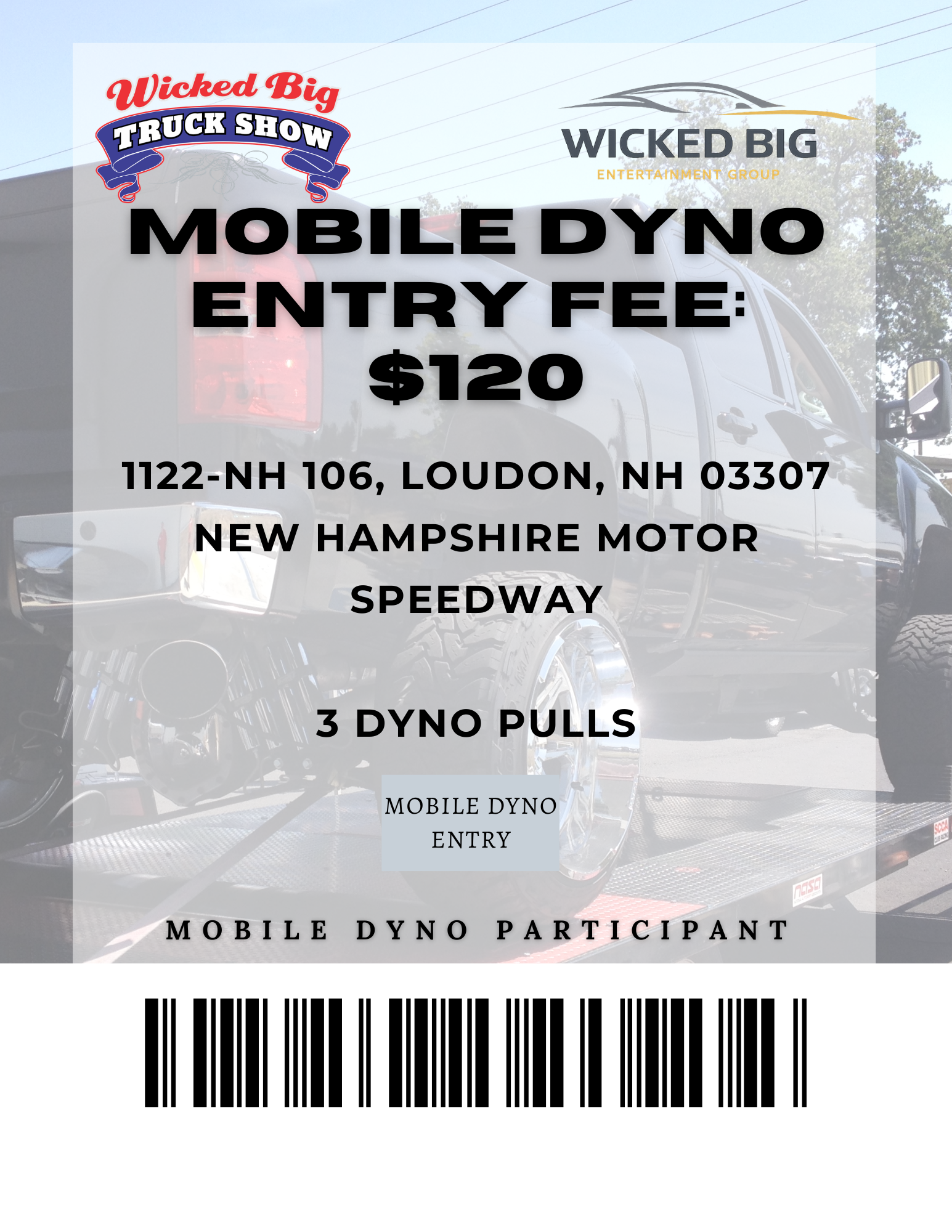 Mobile Dyno Tickets