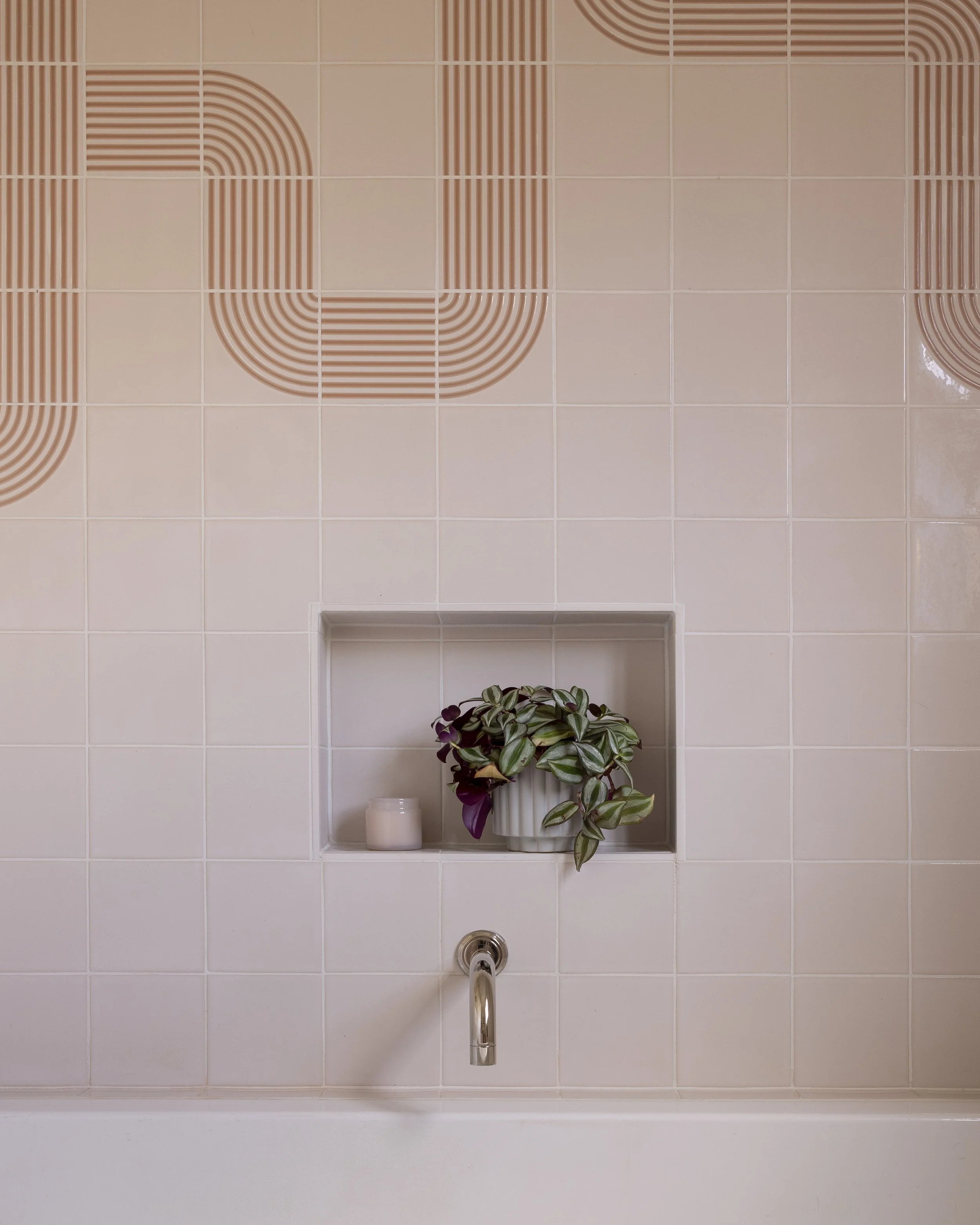 Niche Detail - Fun Tile Pattern