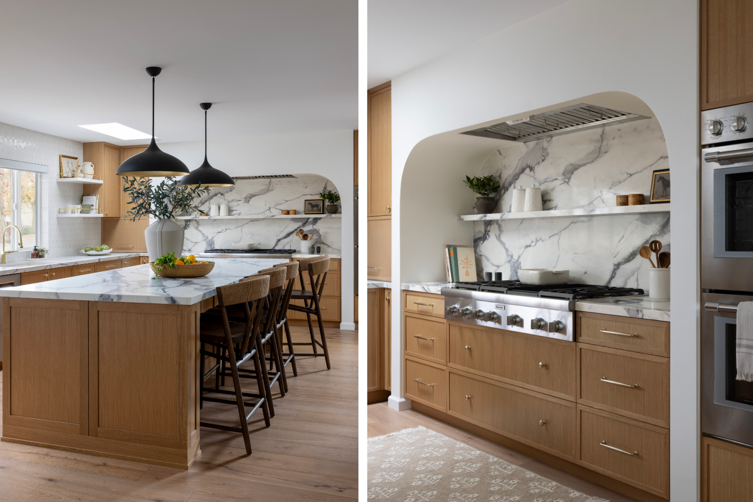 OAK AND STONE KITCHEN DESIGN