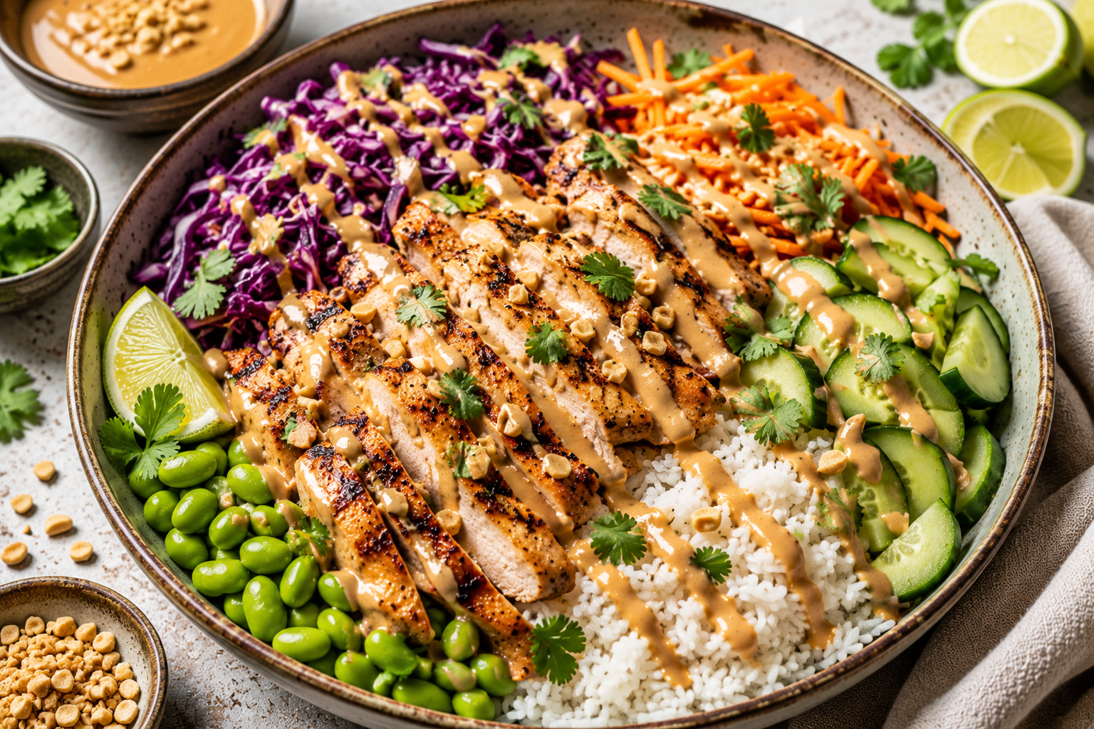 Chicken Satay Bowl