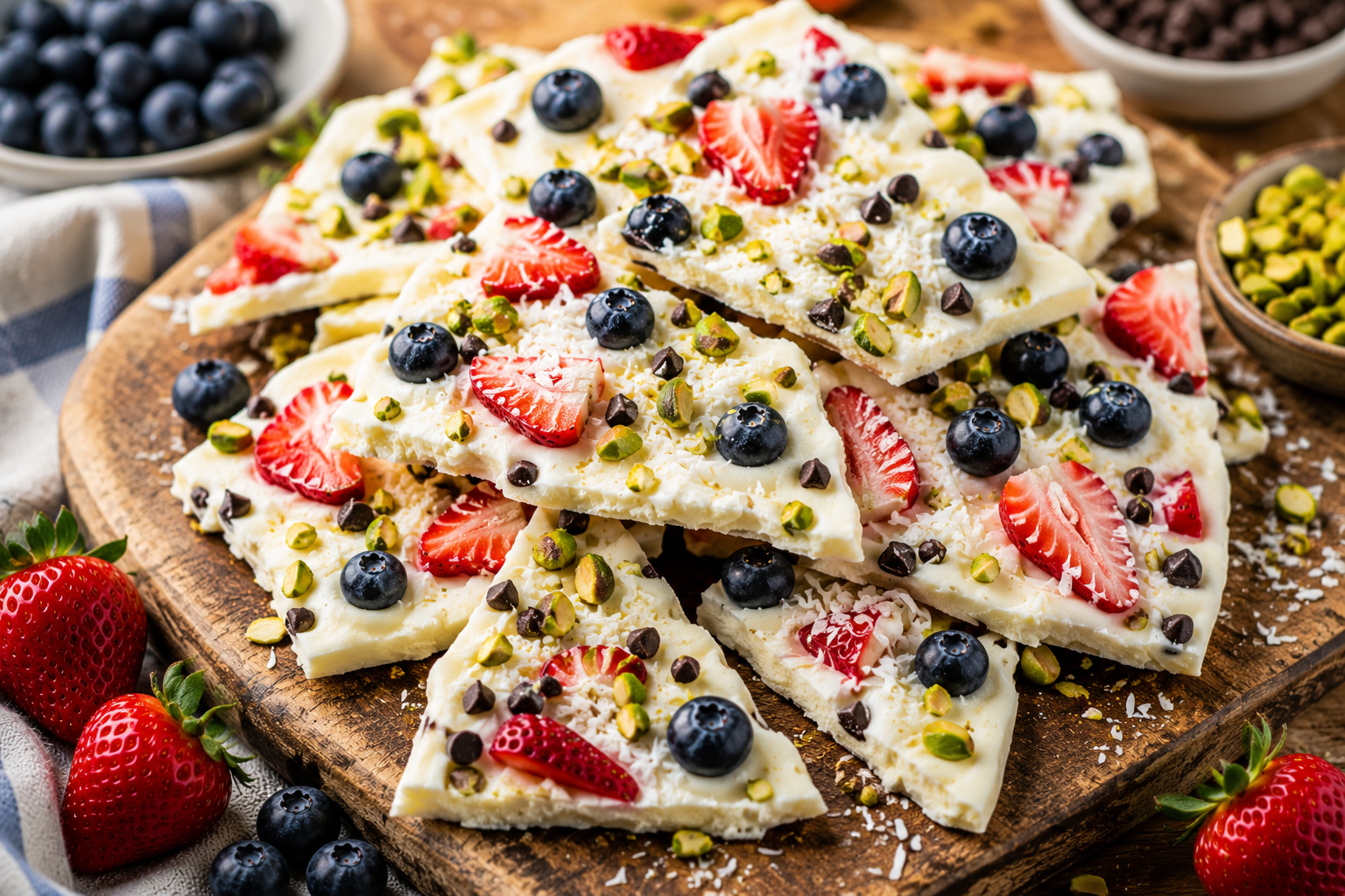 Frozen Greek Yogurt Bark