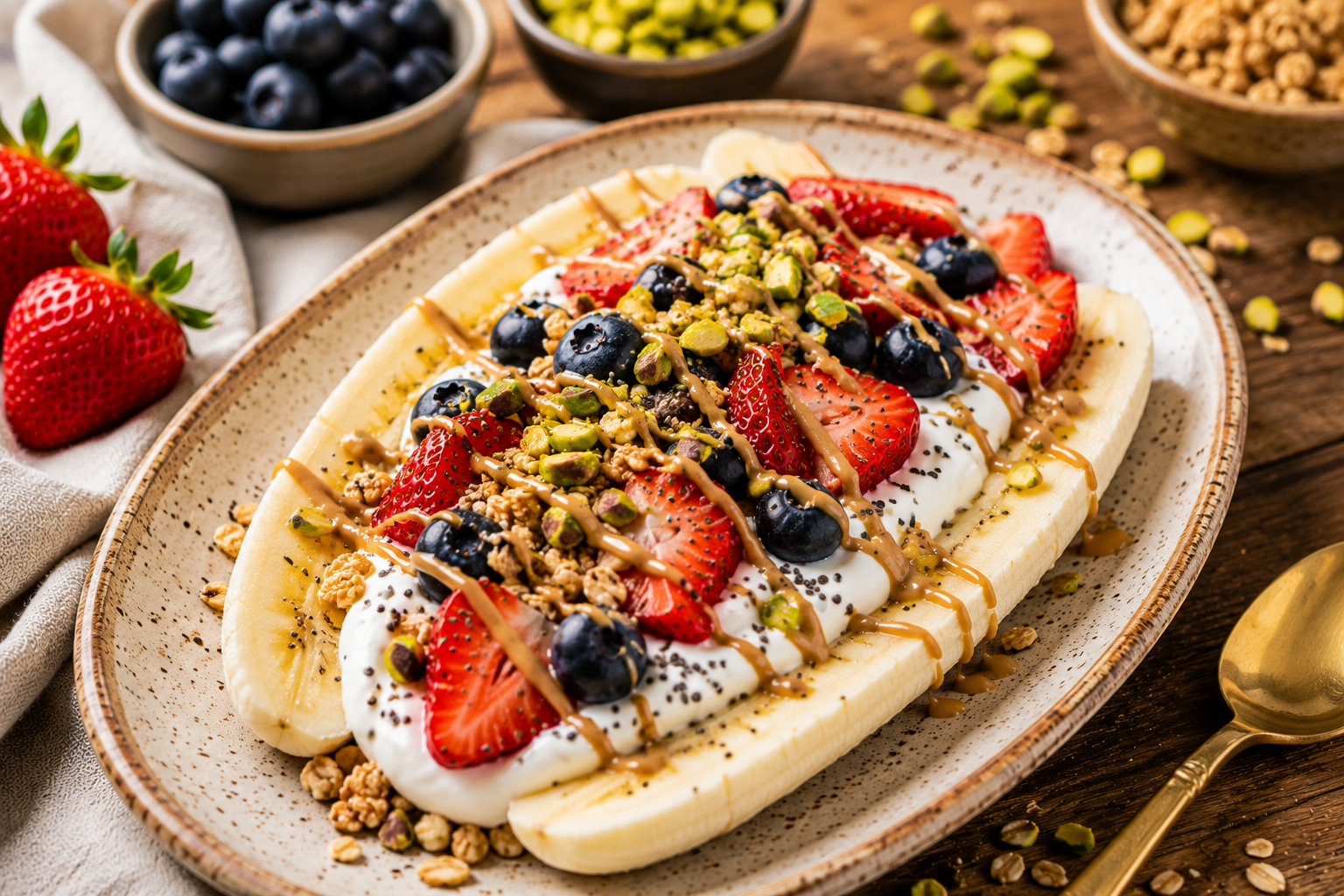 Banana Breakfast Split