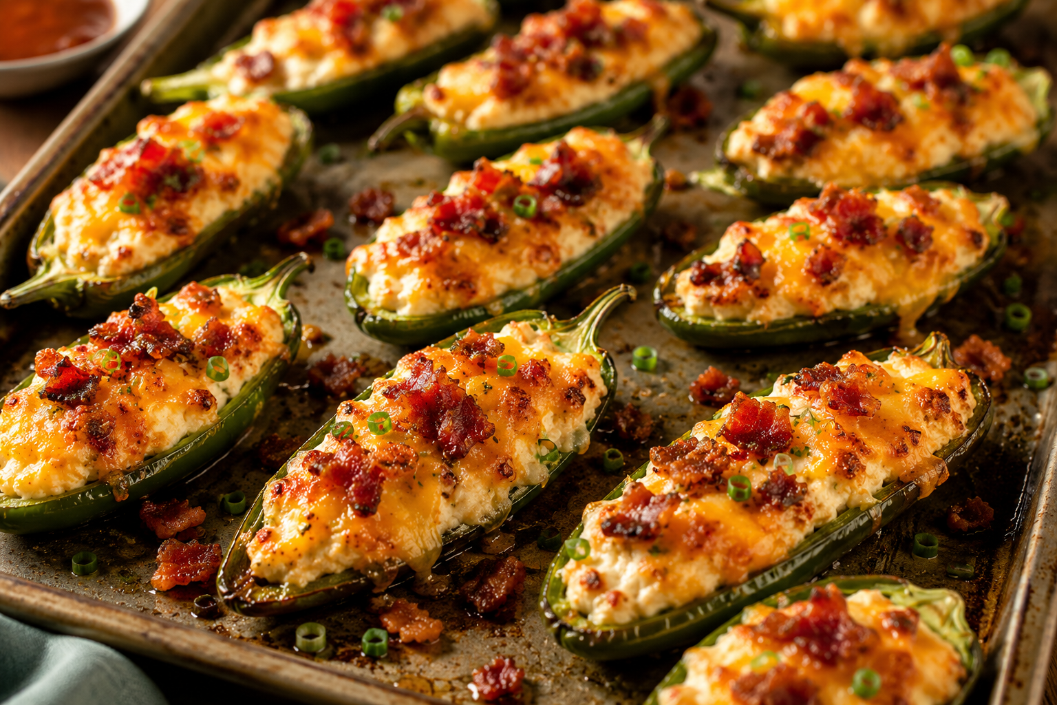 🌶 Cottage Cheese Jalapeño Poppers