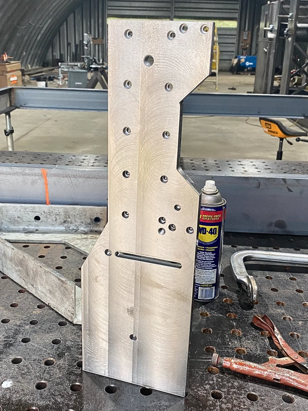 Custom Machined Frame for a Belt Sander