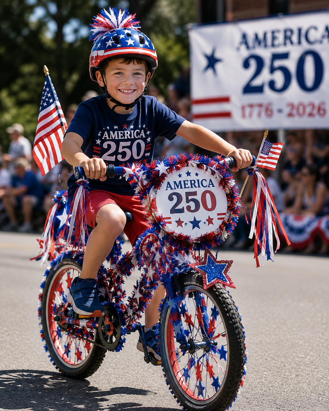 Decorate your bike and ride in the america250 parade