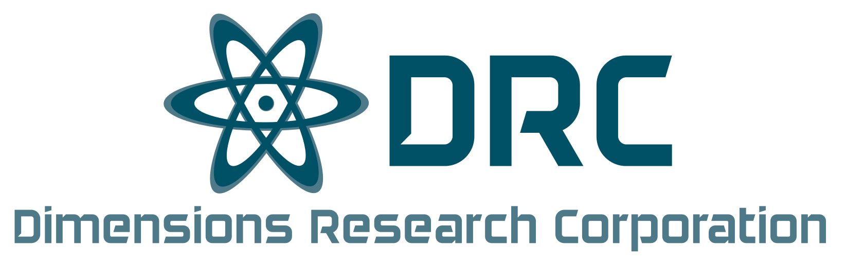A logo da DRC (Dimensions Research Corporation) que tem alguns tons de azul-escuro e um átomo como símbolo.

 Esta imagem fazia parte de analog horror cancelado.