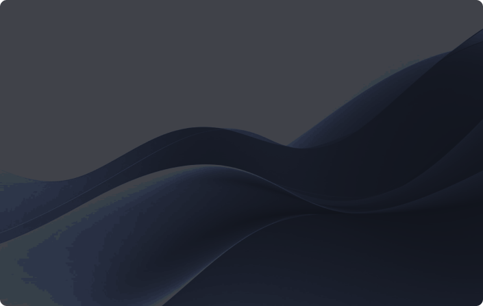 Abstract dark blue and gray wave-like background.